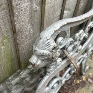 Cast iron bench loin sides
