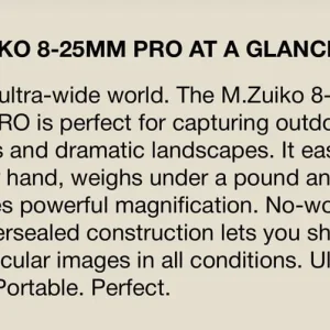 Olympus-OM-1 M.Zuiko Digital Pro Lens 8-25mm F4.0 - Image 4
