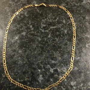 9ct Gold 24” necklace. 5mm wide. Weight 25.25g. Local collect/del only - Image 5