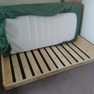 160 cm mattress Child day bed and pull out bed solid pine - Image 4