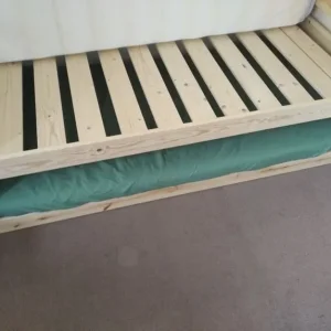 160 cm mattress Child day bed and pull out bed solid pine - Image 6