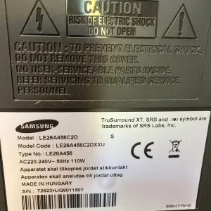 SAMSUNG 26” LED TV with remote control - Image 2