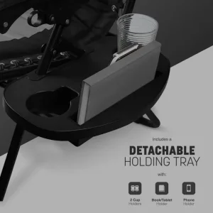 A pair of nice cream padded garden sunloungers - Image 3