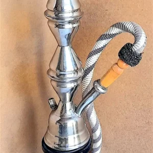 TALL 4 ft GLASS and METAL HOOKAH / SHISHA PIPE unused - Image 3