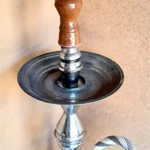 TALL 4 ft GLASS and METAL HOOKAH / SHISHA PIPE unused - Image 4