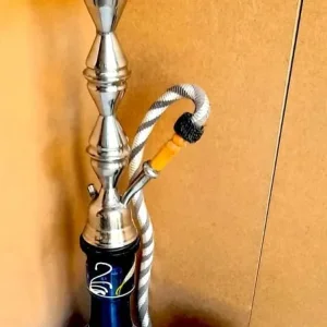TALL 4 ft GLASS and METAL HOOKAH / SHISHA PIPE unused - Image 6