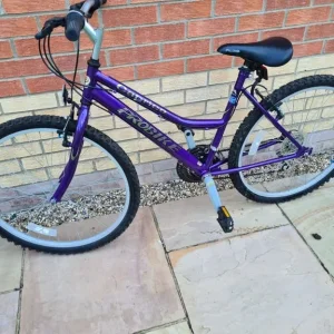 Ladies Girls Caprice Pro Mountain Bike Purple 24in Wheels 18in Frame 3x6 Gears - Image 2
