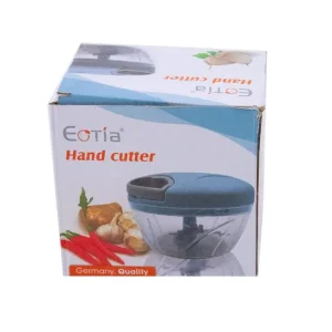 Eotia Quick Hand Cutter with Sharp 3 Blades for Vegetables Chopper, Cutting Chopper - Image 3