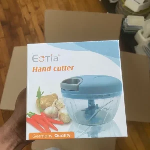Eotia Quick Hand Cutter with Sharp 3 Blades for Vegetables Chopper, Cutting Chopper - Image 5