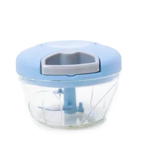 Eotia Quick Hand Cutter with Sharp 3 Blades for Vegetables Chopper, Cutting Chopper