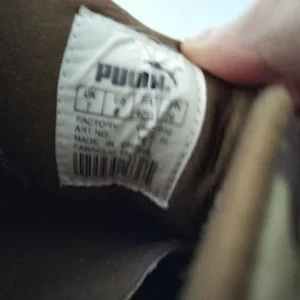 Vintage 2002 UK7 Puma Mostro trainers in Camouflage, with original box BARGAIN! - Image 5