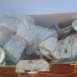 Silver Plated Regency Style Triple Candleholder Boxed - Image 4