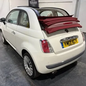 2013 13 FIAT 500C 1.2 LOUNGE CONVERTIBLE 2DR PETROL MANUAL EURO 5 (69 BHP) AIR C - Image 2
