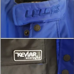 Lewis - Unisex WATERPROOF Textile Motorcycle Jacket - size S - with removable body protection. - Image 4