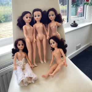Undressed dolls for craft project