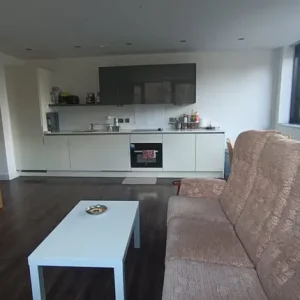 3 Seater Sofa with swinging Arm chair - Image 2