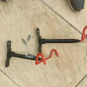 Bike wall hanging hooks x2 brand new FREE to collect - Image 3