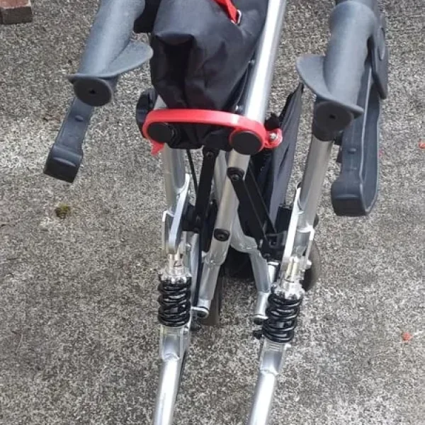 Rollator - spring suspension, bag
