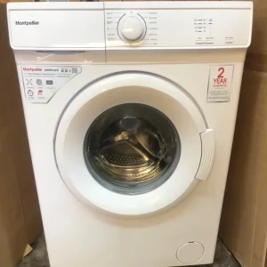 Montpellier 6kg,1200 spin washing machine. Model MWM6120W
