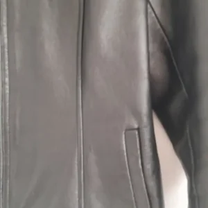 Women's smart leather- effect jacket - Image 4