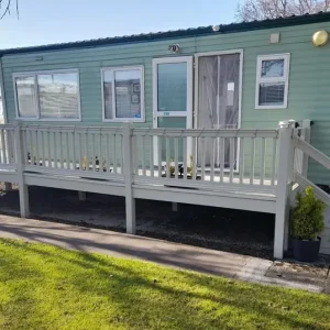 Static Caravan Wrapround Decking - Image 4