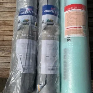 Flooring underlay 3x15sqm unused and unpackaged