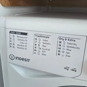 PENDING COLLECTION - Indesit washer dryer - ideal for single/small families. - Image 5