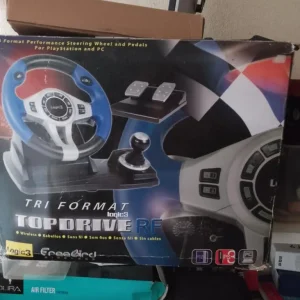 TopDrive Tri Format steering wheel and pedals