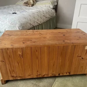 Pine 2 door ottoman - Image 4