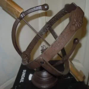 Cast Iron Garden Sundial with Roman Numerals