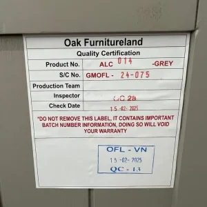 ST IVES NATURAL OAK AND LIGHT GREY PAINTED CORNER TV CABINET - Image 5