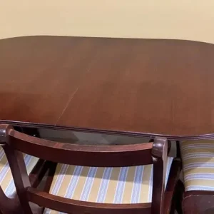 Dining table and chairs