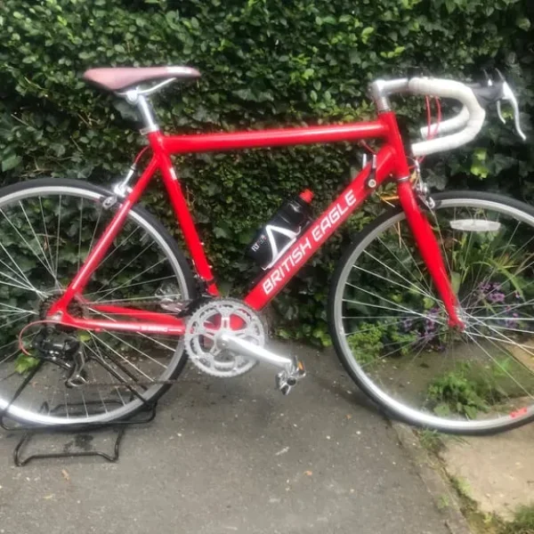 BRITISH EAGLE 14 SPEED ROAD BIKE, 56cm FRAME, SHIMANO INDEX GEARSET, 700c WHEELS
