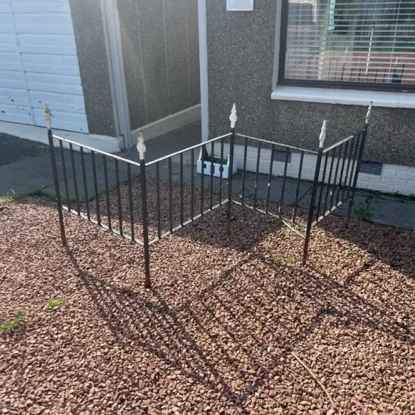Wrought Iron Garden Fence Panel