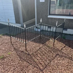Wrought Iron Garden Fence Panel