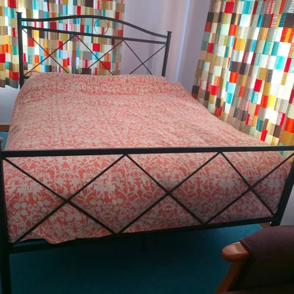 Double bed and mattress