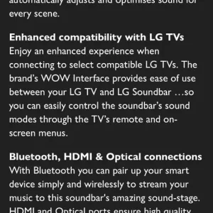 LG US60T Wireless Soundbar & Sub 2 YR GUARANTEE SEALED - Image 7