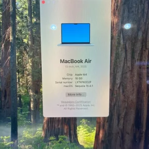 MacBook Air M4 13-inch Sky Blue – 16GB RAM, 250GB Storage - Image 3