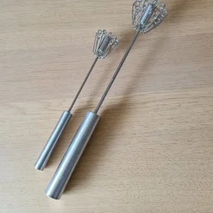 Pair of hand held push whisks - Image 3