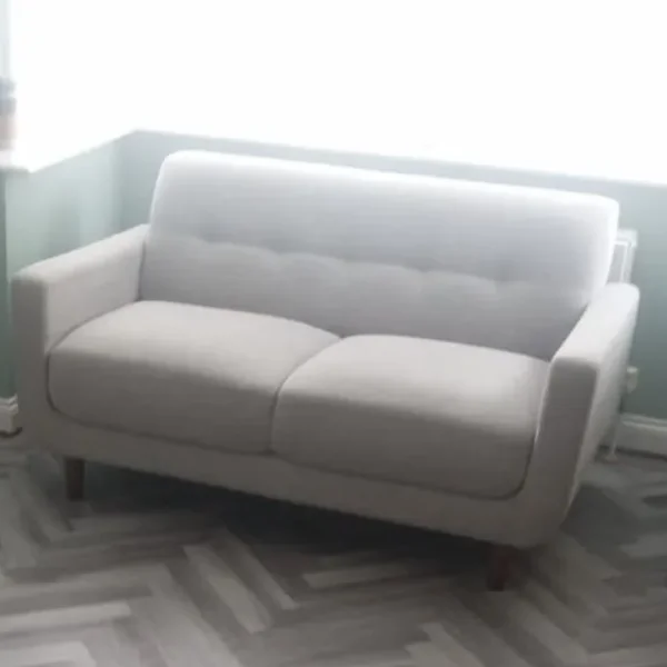 2 seater grey sofa