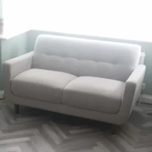 2 seater grey sofa