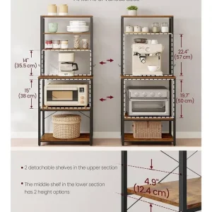 Brown kitchen stand