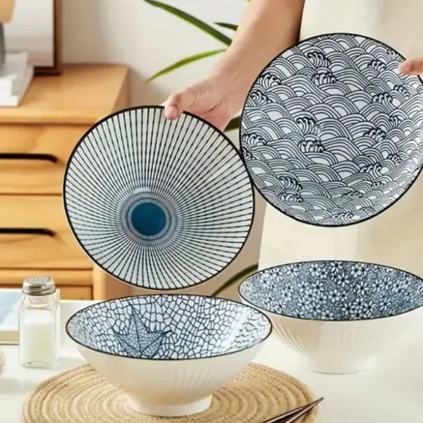 Ceramic 4-piece bowls set