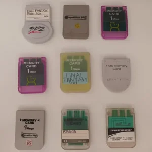 PlayStation One Memory Cards