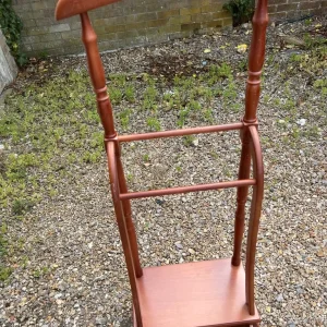Wooden clothes stand with drawer