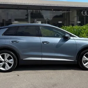 2024 Audi Q4 e-tron S Line 5dr Electric SUV – Leather, Geyser Blue - Image 3