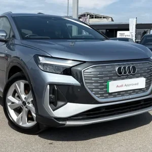 2024 Audi Q4 e-tron S Line 5dr Electric SUV – Leather, Geyser Blue - Image 8