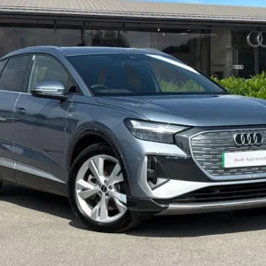 2024 Audi Q4 e-tron S Line 5dr Electric SUV – Leather, Geyser Blue