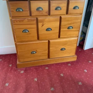 pine chest of drawers
