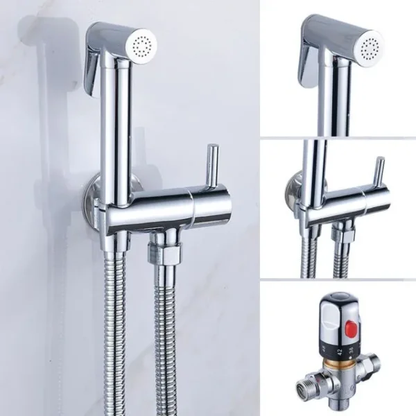 Chrome Thermostatic Douch Set